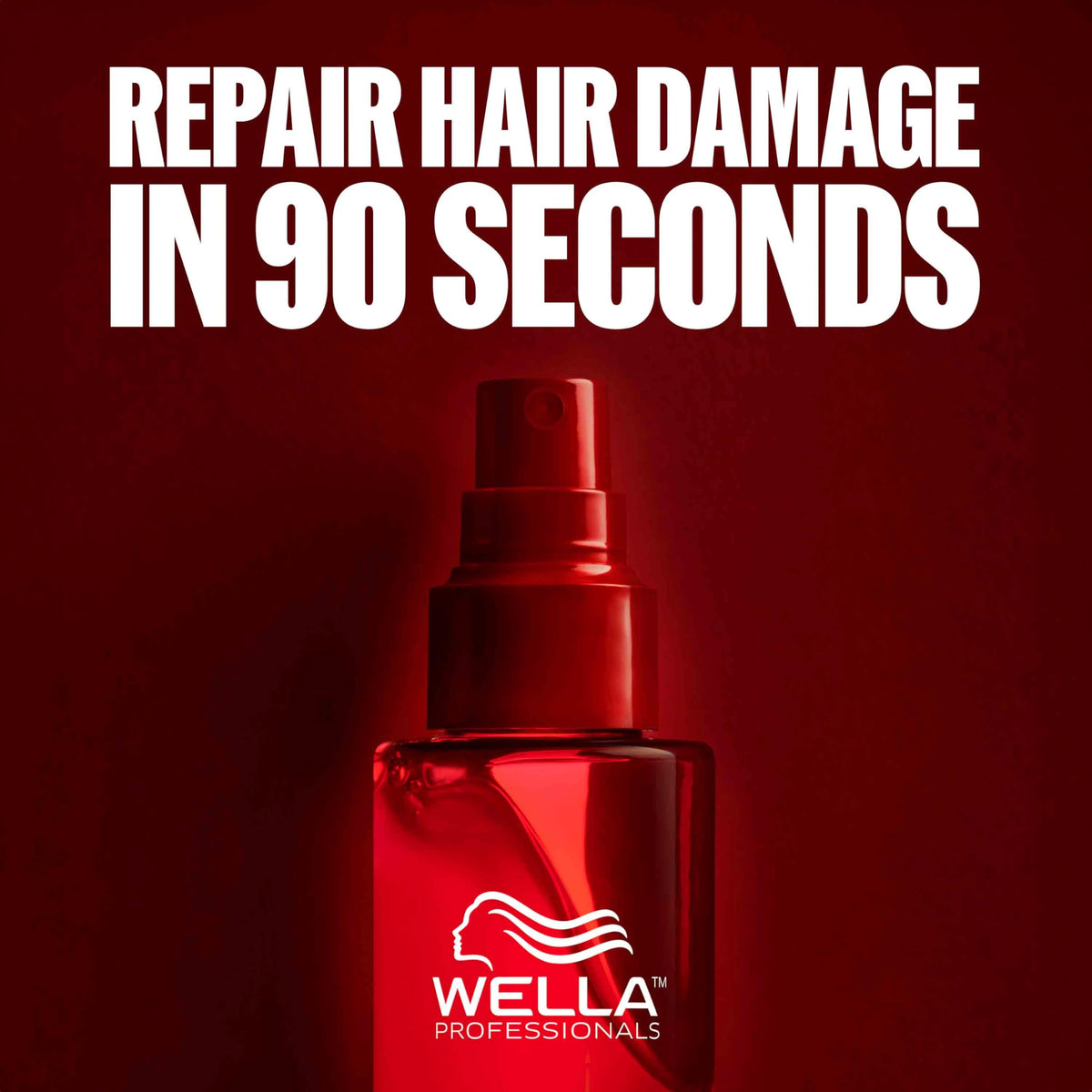 Wella Professionals application in hand demonstrating easy leave-in use benefit