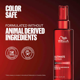 Wella Professionals bottle on bathroom shelf suggesting daily routine benefit
