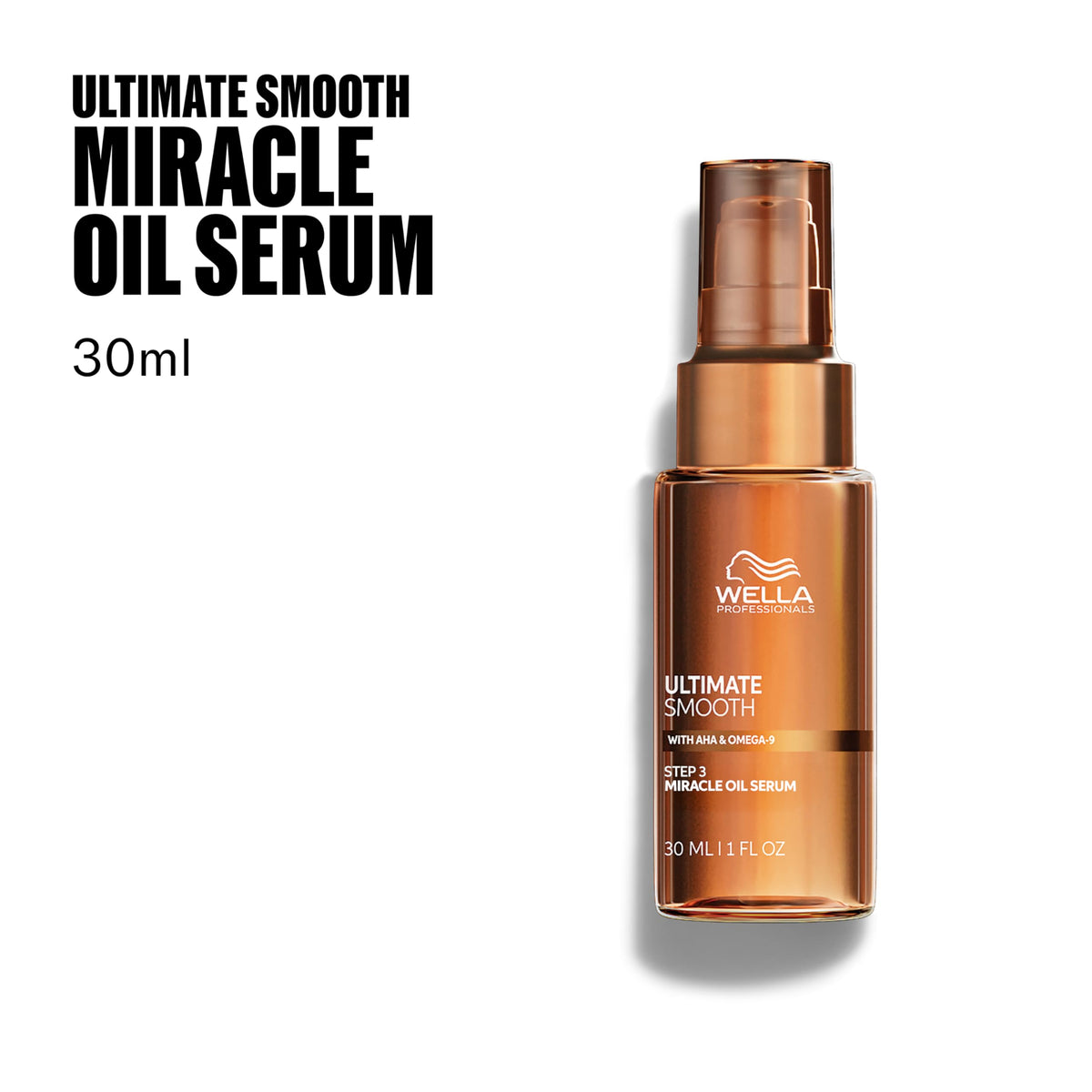 Wella Professionals serum texture on fingers highlighting lightweight absorption