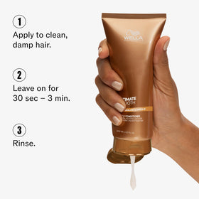 Wella Professionals in-shower application showing easy spread and detangling