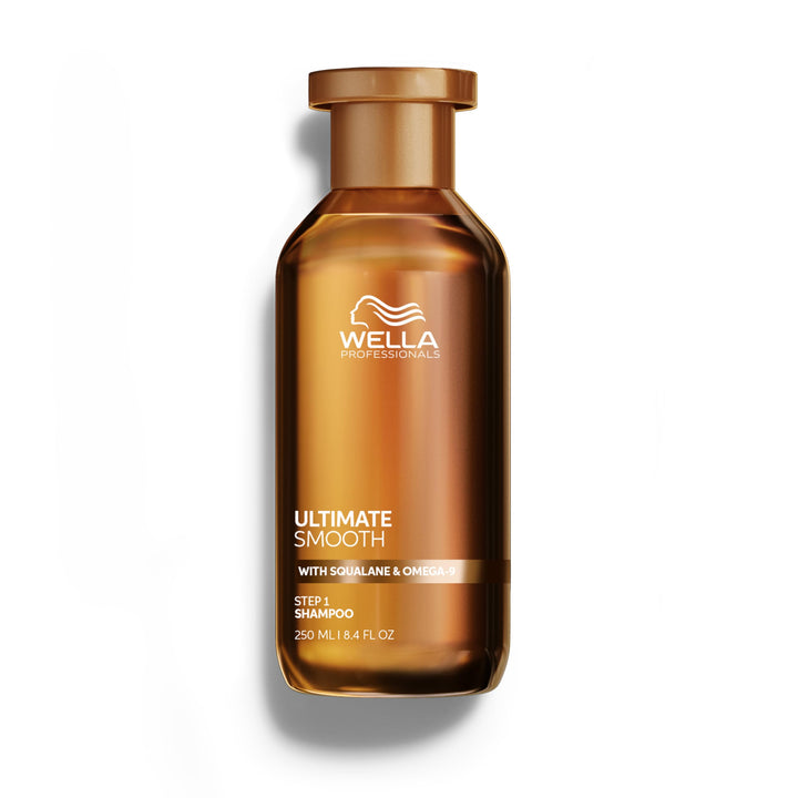 Wella Professionals front bottle view showing smooth finish benefit
