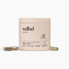 WELLBEL front packaging showing clean supplement branding and count