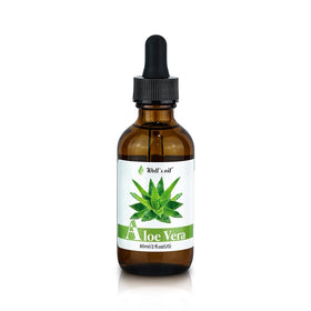Well's Oil bottle held next to hand to show the compact 2 fl oz travel-friendly size