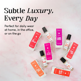 Well's Oil applied to wrist pulse point illustrating discreet scent delivery
