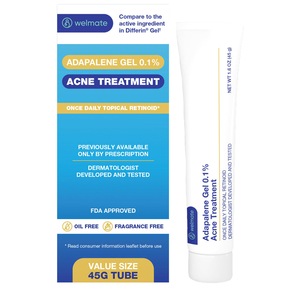 WELMATE front packaging showing product tubes and branding for easy identification