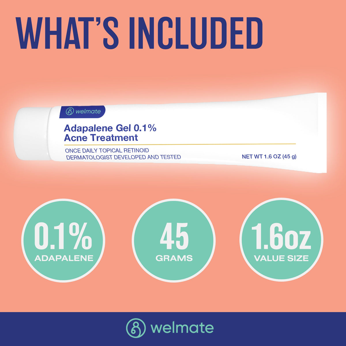 WELMATE tube on bathroom shelf in lifestyle scene promoting daily routine convenience