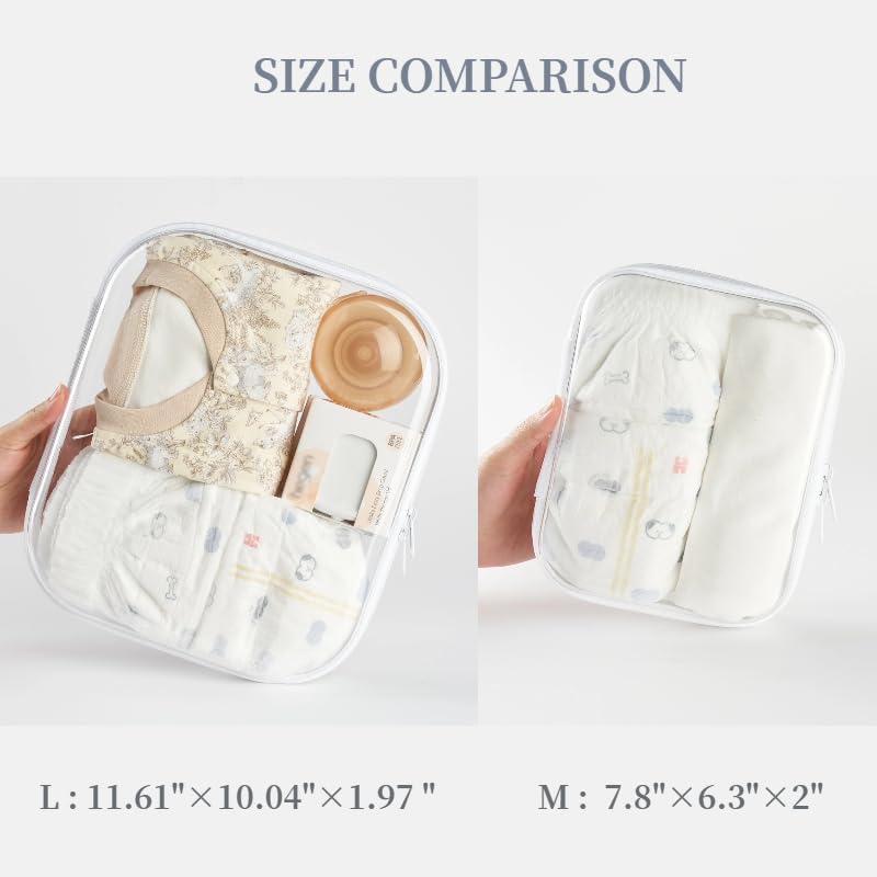 WELPIRT interior packed with toiletries demonstrating organized, visible storage