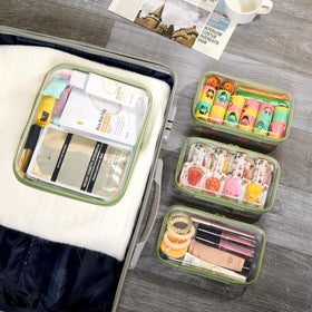 WELPIRT lifestyle on bathroom vanity showing neat, visible toiletry organization