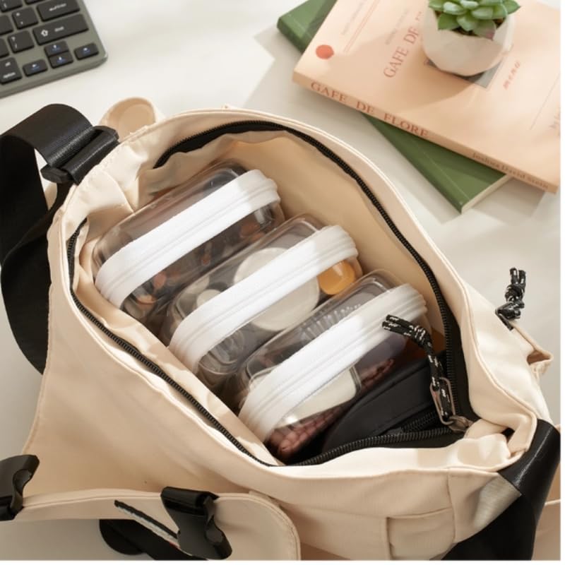 WELPIRT pouch next to smartphone to show 8x4x2 inch size and portability
