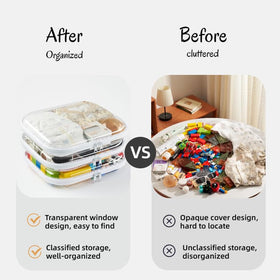 WELPIRT beside suitcase illustrating scale and efficient packing benefit