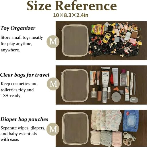 WELPIRT stacked pouches inside suitcase showing space-saving travel benefit