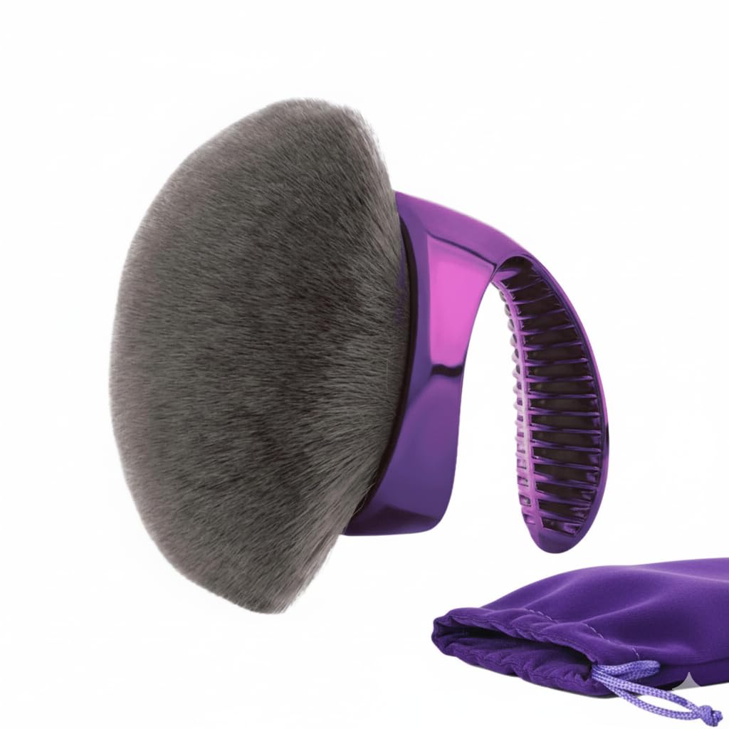 WendMart front view of extra large kabuki brush showing full head for fast coverage