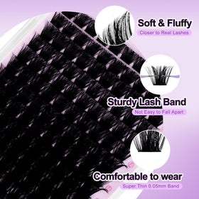 WENDY LASHES thin cotton band detail showing comfort and lightweight wear