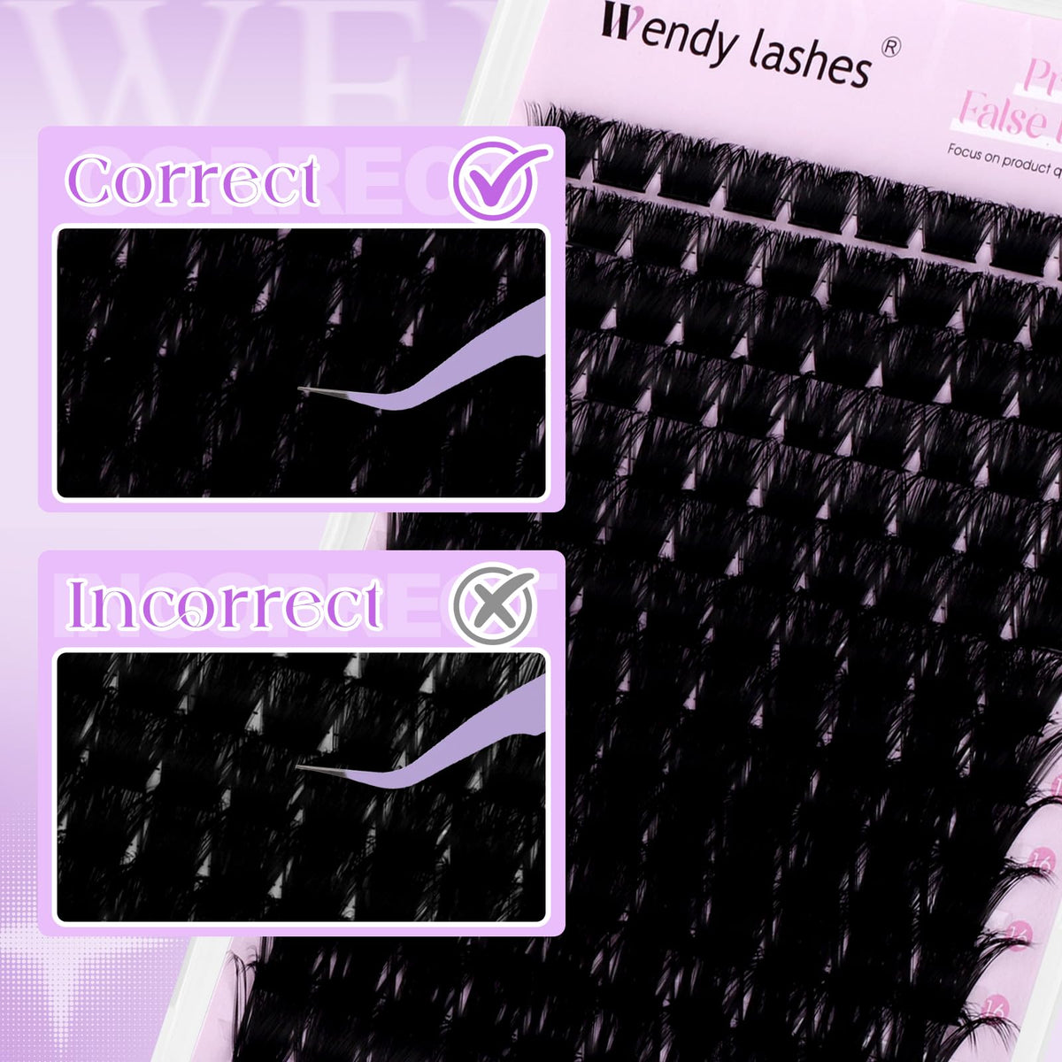 WENDY LASHES lifestyle evening look showing glamorous yet natural finish
