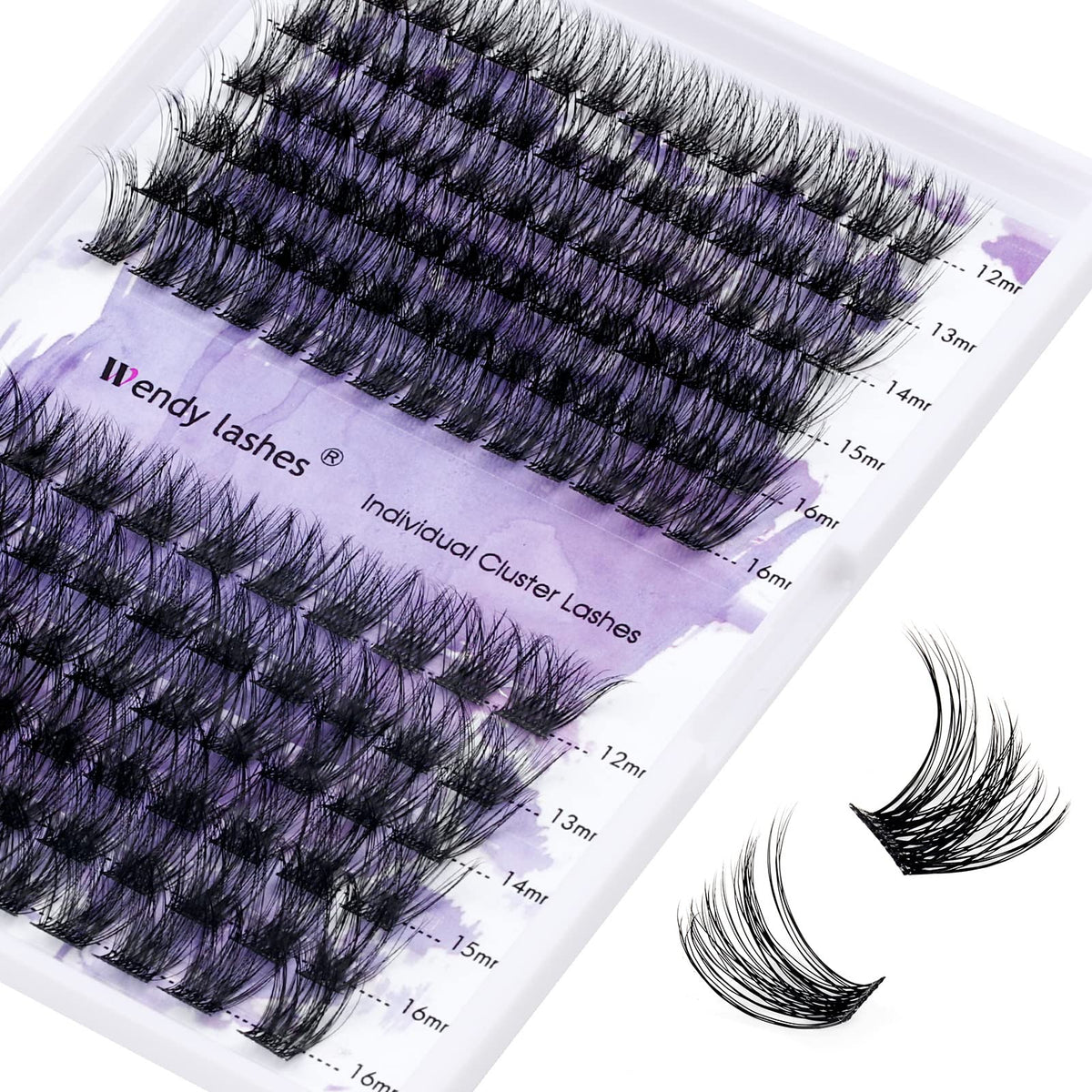 WENDY LASHES front packaging showing tray and branding for easy identification
