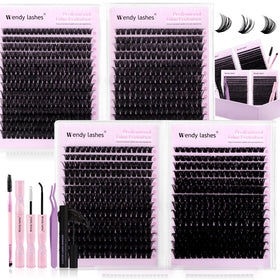 WENDY LASHES front packaging showing kit contents and benefits