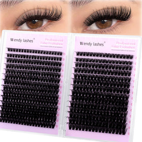 WENDY LASHES front packaging showing kit contents and styling benefit