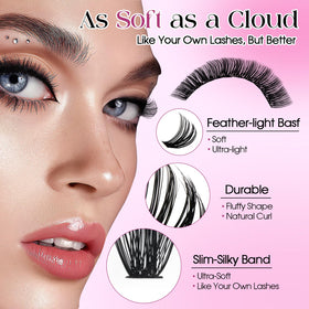 WENDY LASHES length comparison 10 to 18mm for tailored shaping