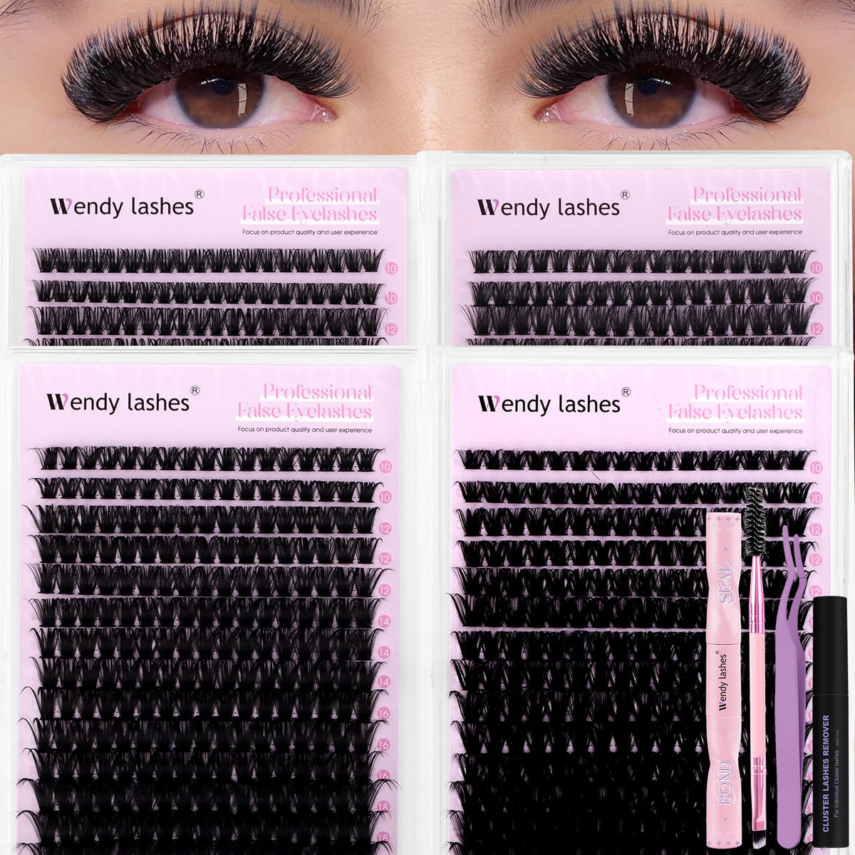 WENDY LASHES remover and tools for safe, gentle removal