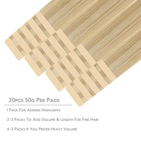 WENNALIFE close-up of invisible tape edge demonstrating secure adhesive and thin profile