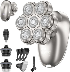 WEQOEE front view of the shaver showing ergonomic grip and controls for comfortable handling