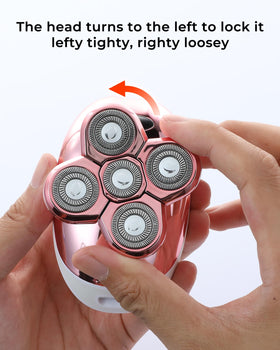 WEQOEE massage brush attachment soothing skin after shaving