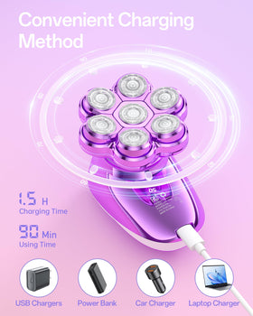 WEQOEE nose trimmer action shot showing safe precise nose grooming