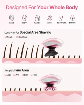 WEQOEE precision trimmer attachment for clean bikini and edge detailing