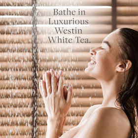 Westin in-shower use showing gentle application and refreshing benefit