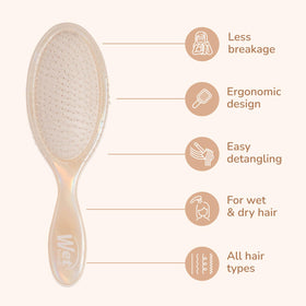 Wet Brush close-up of IntelliFlex bristles that flex through tangles for less breakage