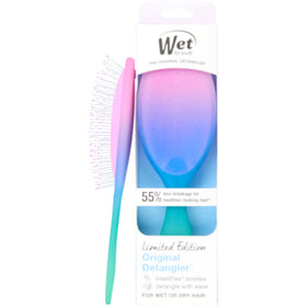 Wet Brush front view showcasing Electric Sky purple design and holo accents, stylish and functional