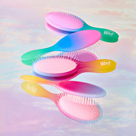 Wet Brush on vanity among cosmetics, Wet Brush adds galactic style to routine
