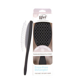 Wet Brush front view showing sleek black finish and compact design for easy styling