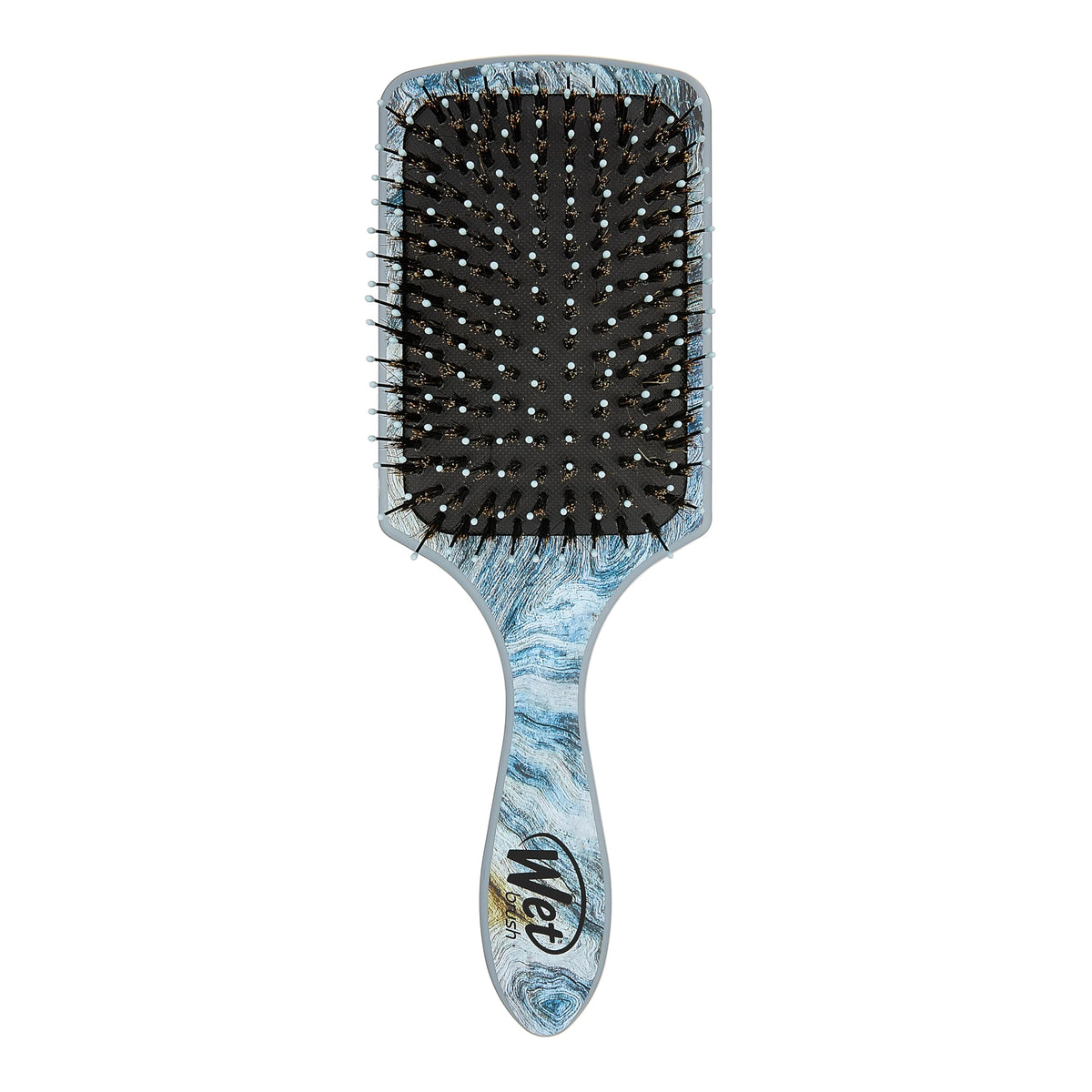 Wet Brush front paddle showing shape and wide coverage for faster brushing