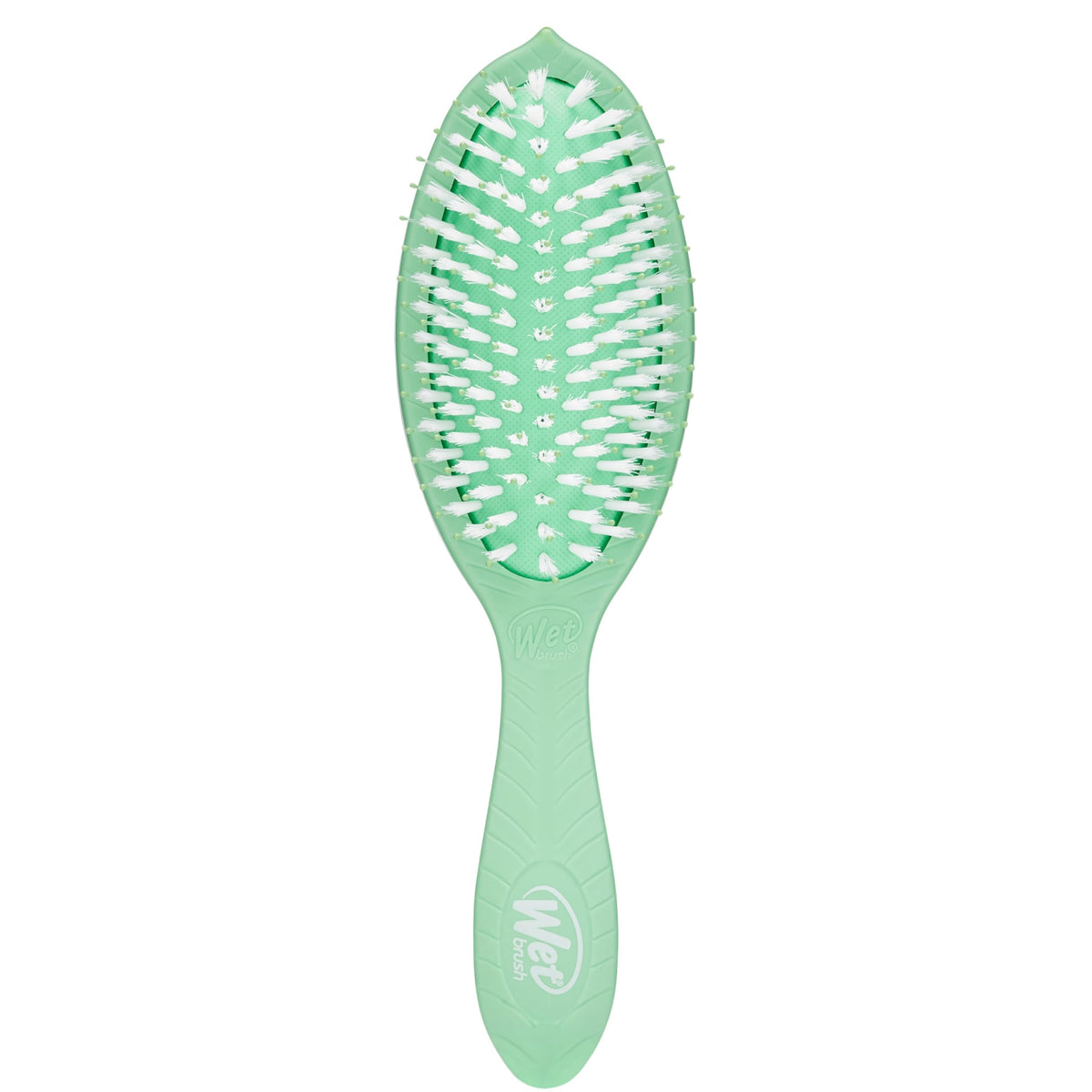 Wet Brush front packaging showing Go Green design and benefits