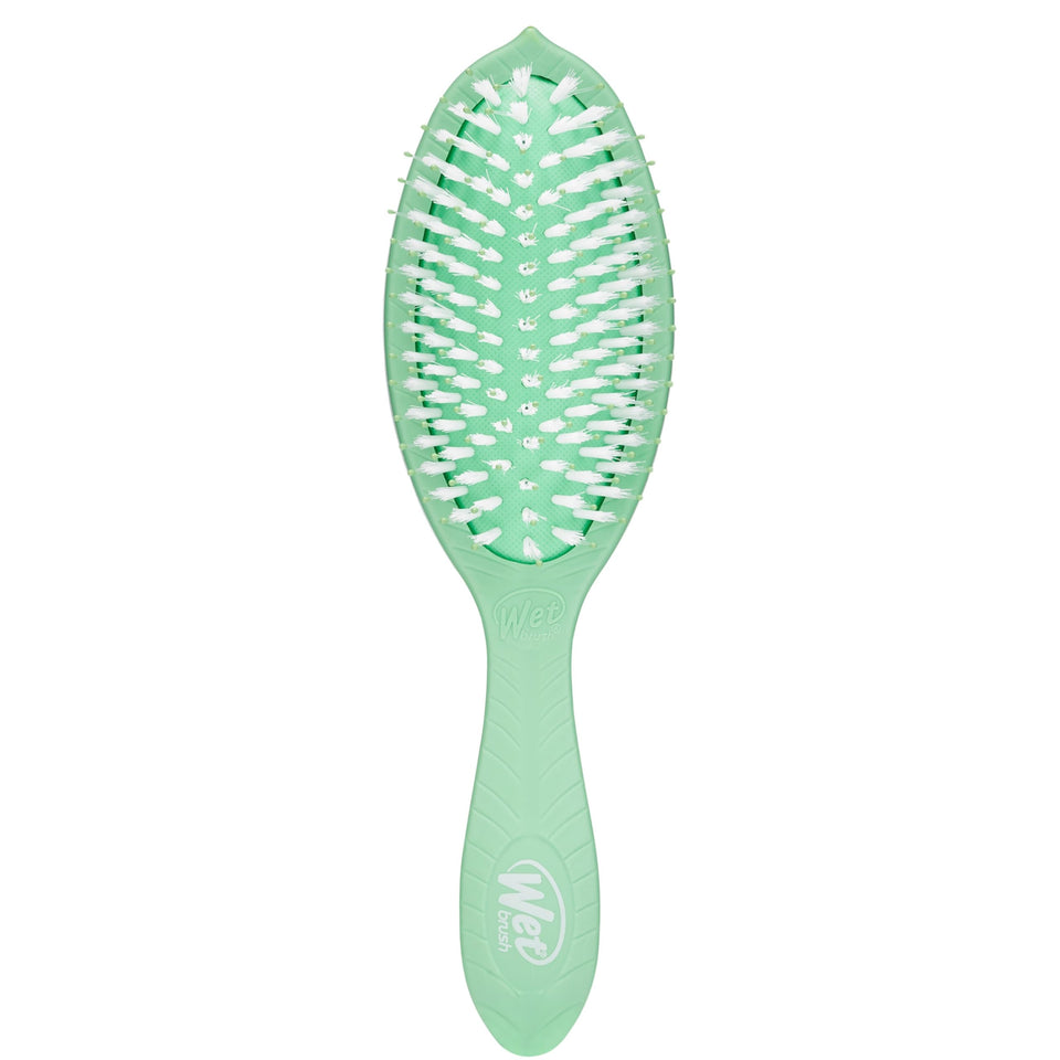 Wet Brush front packaging showing Go Green design and benefits