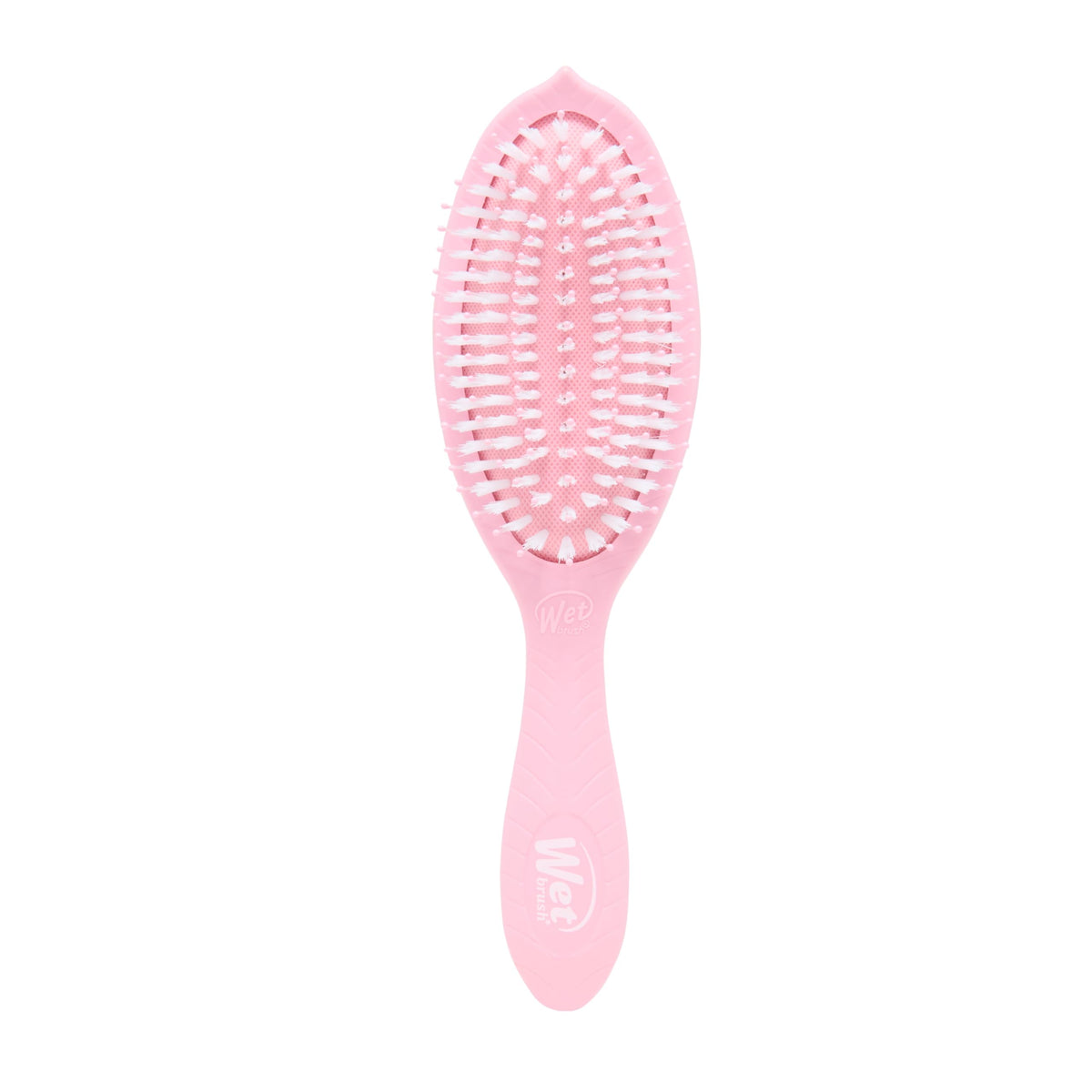 Wet Brush front view showing watermelon oil label and sleek plant-based body benefit shine