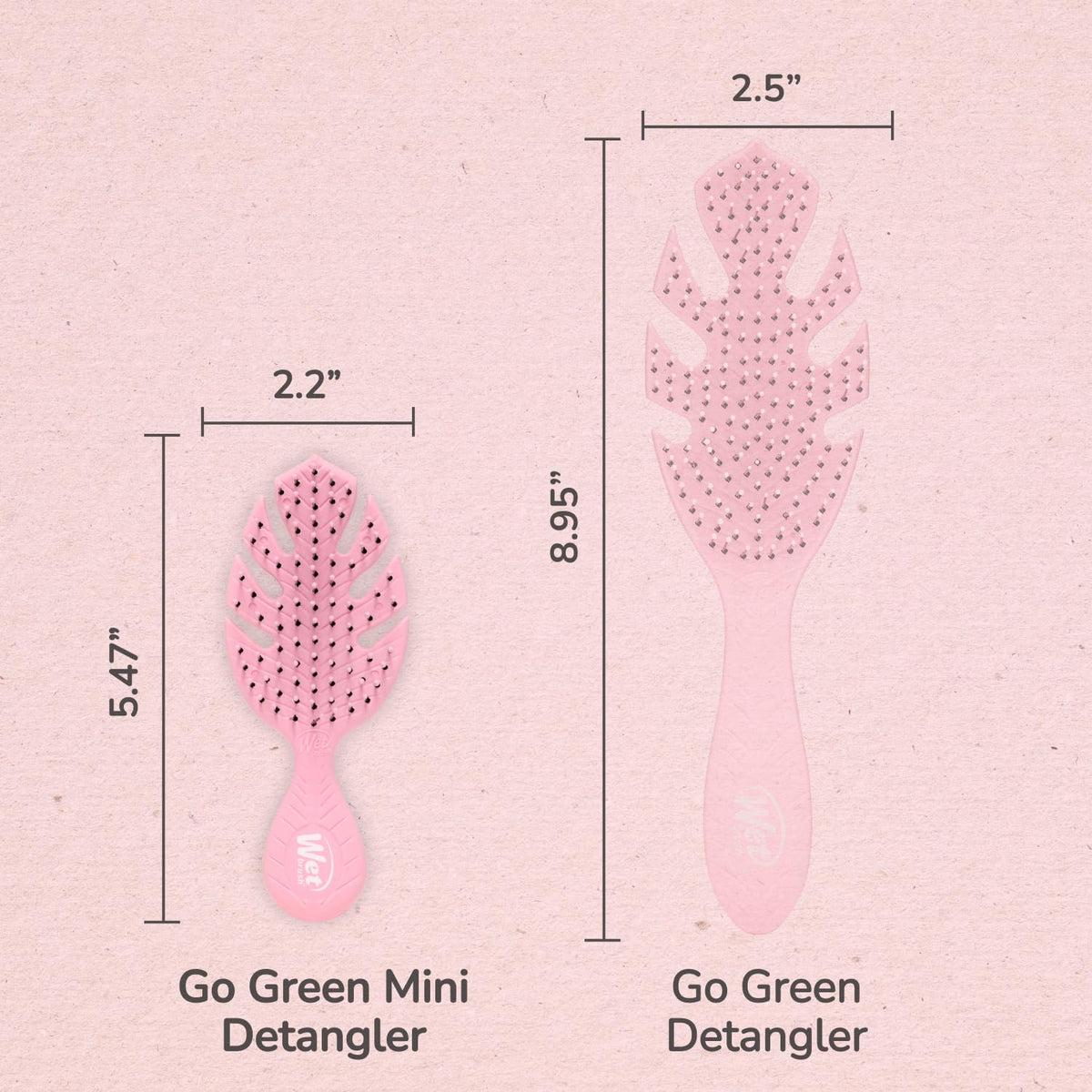 Wet Brush Go Green tucked in toiletry bag for travel convenience benefit