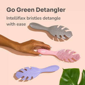 Wet Brush Go Green packed in travel bag demonstrating portability benefit