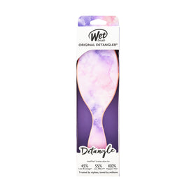 Wet Brush being used in the shower detangling wet hair quickly and painlessly