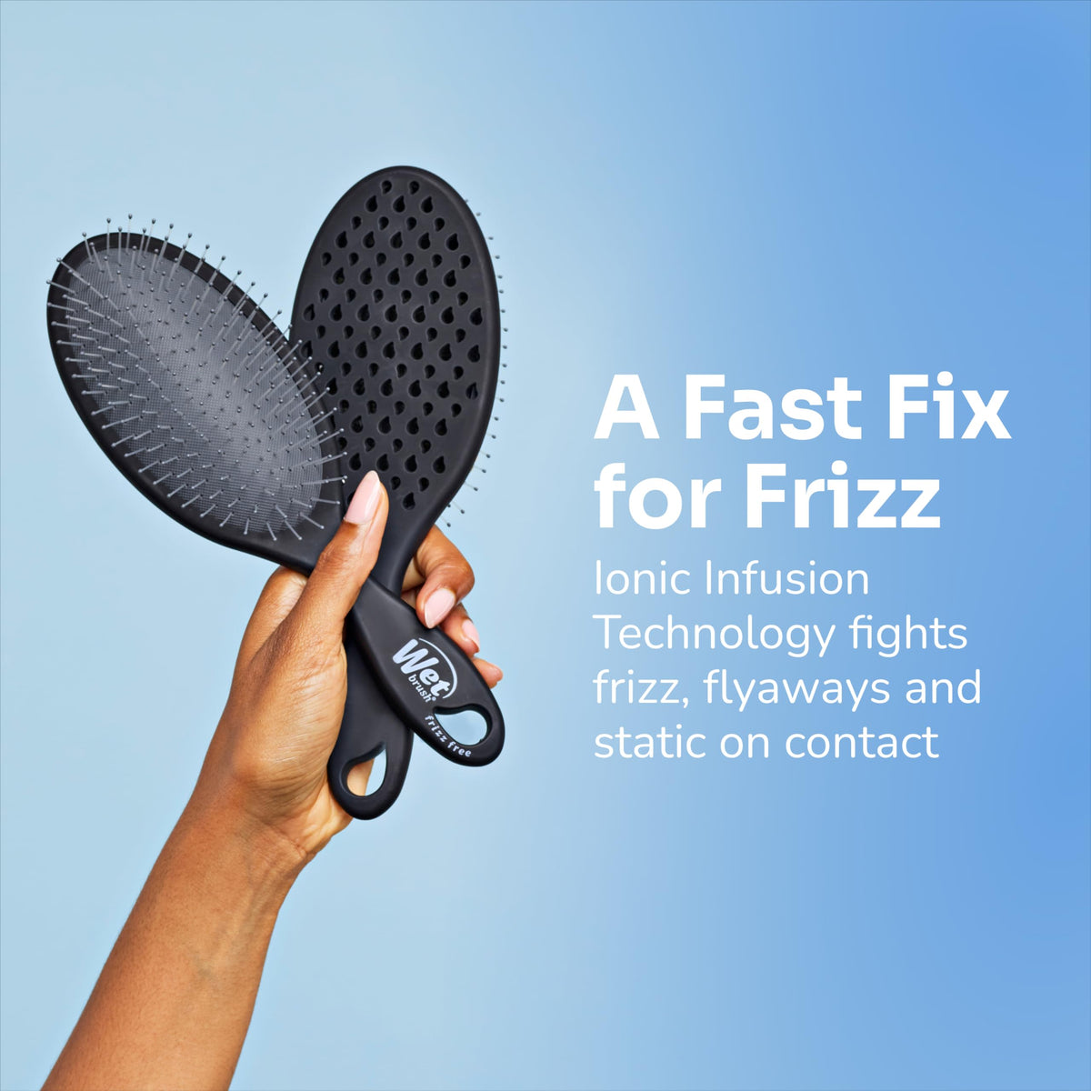 Wet Brush IntelliFlex bristles close-up preventing breakage and easing tangles
