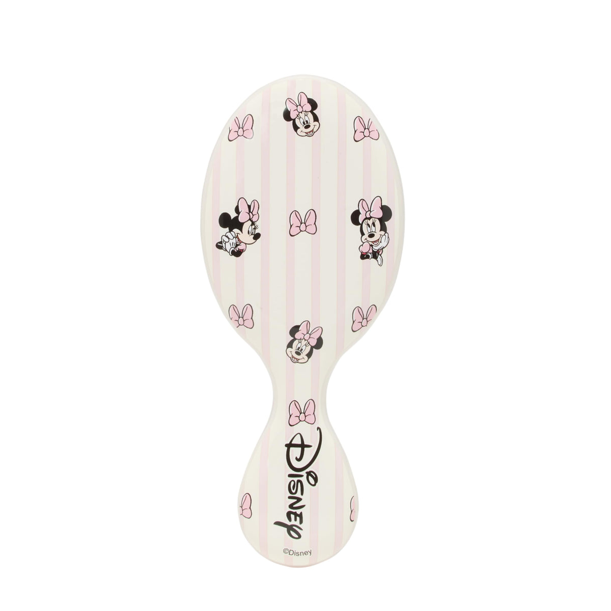 Wet Brush front view showing Minnie design and compact travel-friendly shape