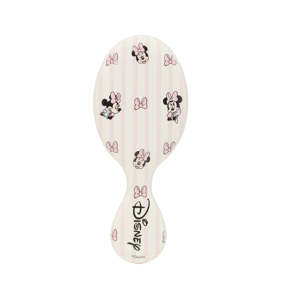 Wet Brush front view showing Minnie design and compact travel-friendly shape