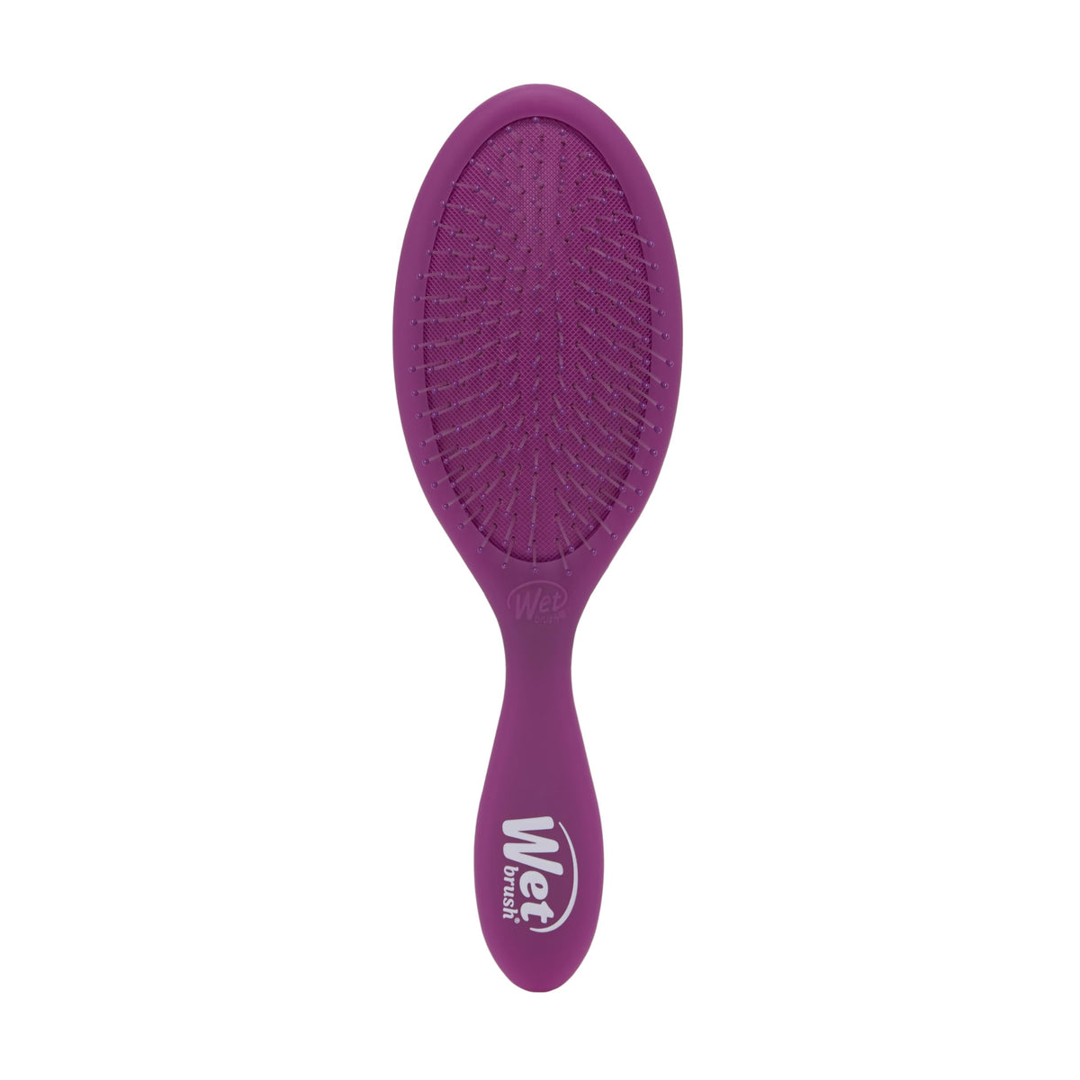 Wet Brush front view showing Purple Frost finish and ergonomic shape for gentle detangling