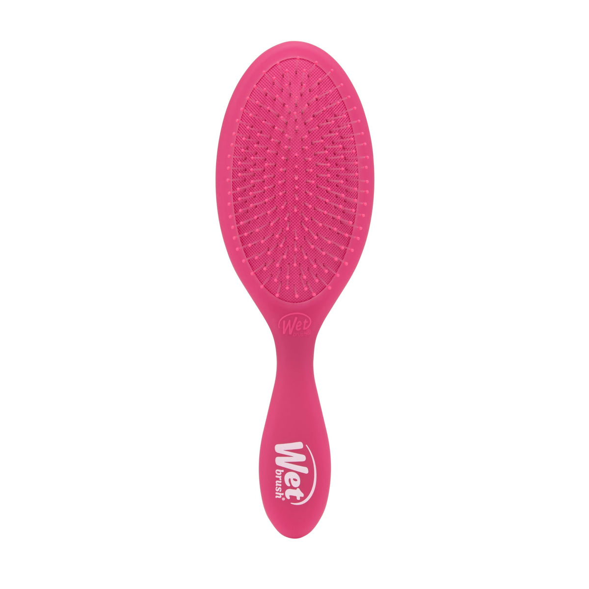 Wet Brush front view Pink Frost showing compact shape and easy grip benefit