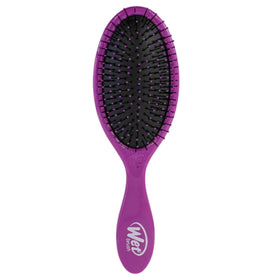Wet Brush front view purple shows compact design and easy grip benefit