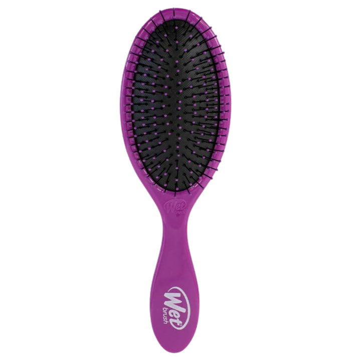 Wet Brush front view purple shows compact design and easy grip benefit