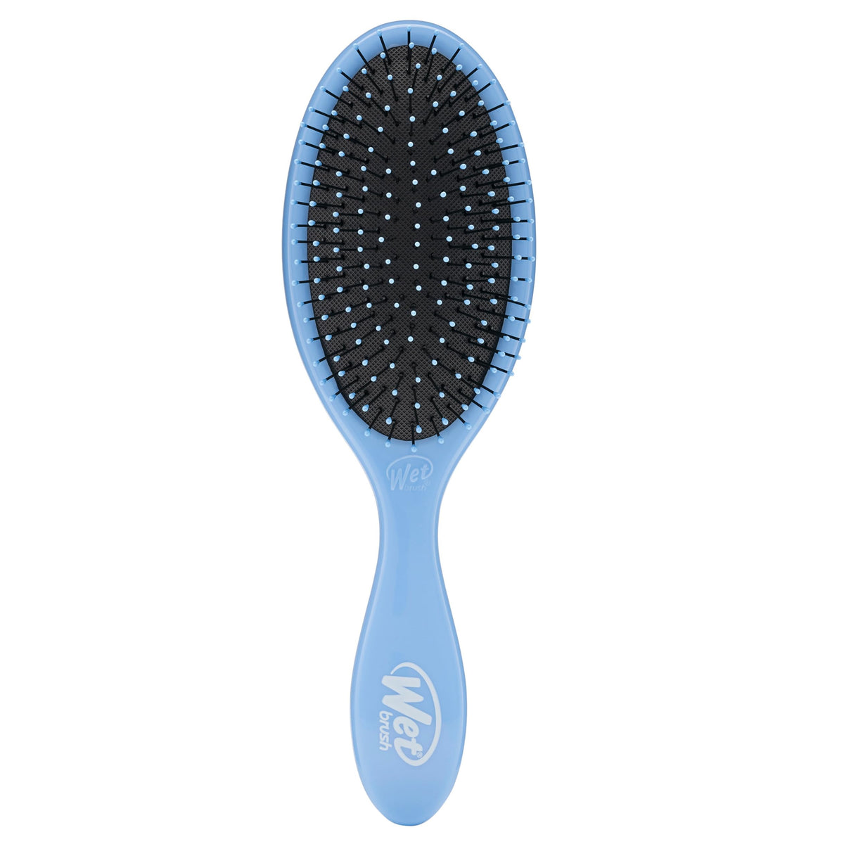 Wet Brush front view showing Sky color and paddle shape for easy grip