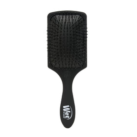 Wet Brush paddle detangler front view showing sleek black frost finish and quick detangling