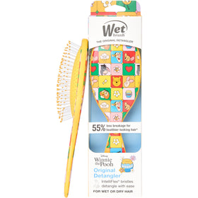 Wet Brush front view showing Winnie the Pooh design and easy-grip handle for comfortable brushing